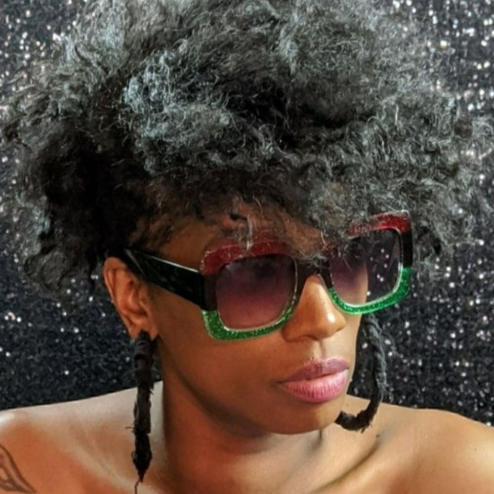 High Fashion Wide Frame Patchwork Sunglasses Women.